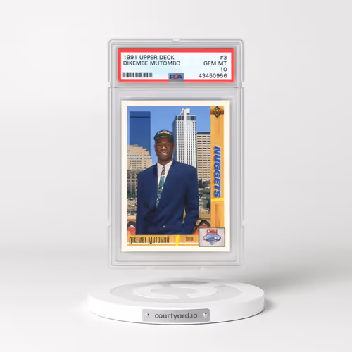 1991 Upper Deck #3 Dikembe Mutombo (PSA 10 GEM MINT)