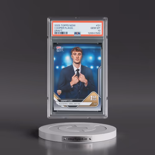 2025 Topps Now Draft #D1 Cooper Flagg (PSA 10 GEM MINT)