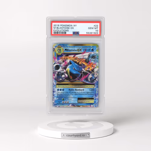 2016 Pokémon XY Evolutions #22 M Blastoise EX - Holo (PSA 10 GEM MINT)