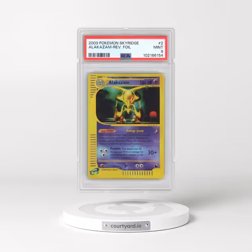2003 Pokémon Skyridge #2 Alakazam - Reverse Foil (PSA 9 MINT)