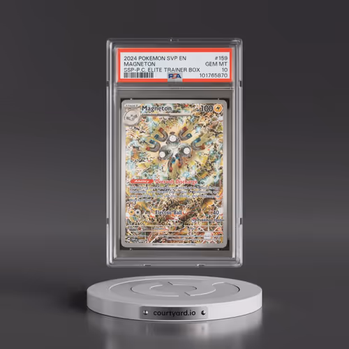2024 Pokémon Svp EN-SV Black Star Promo #159 Magneton - Surging Sparks Pokemon Center Elite Trainer
