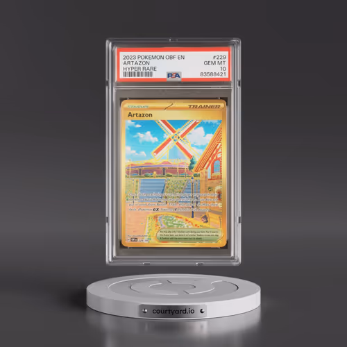 2023 Pokémon Obf EN-Obsidian Flames #229 Artazon - Hyper Rare (PSA 10 GEM MINT)