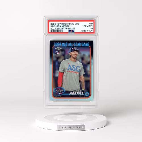 2024 Topps Chrome Update 2024 All-Star Game Chrome #49 Jackson Merrill (PSA 10 GEM MINT)