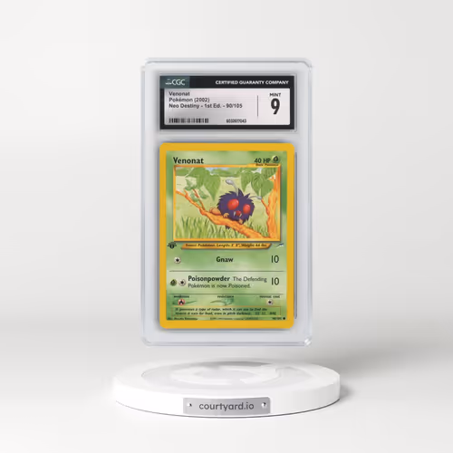 2002 Neo Destiny #90/105 Venonat - 1st Edition 1st Edition (CGC 9 MINT)