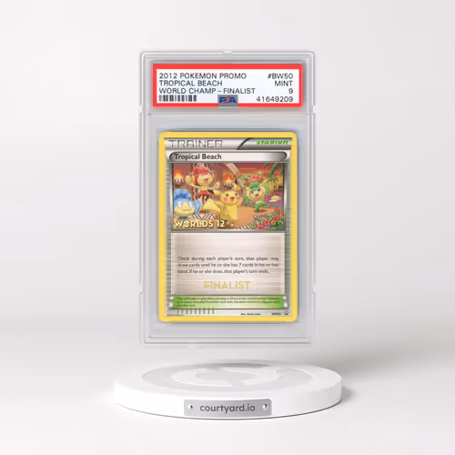 2012 Pokémon World Championships Promo #BW50 Tropical Beach - Finalist (PSA 9 MINT)