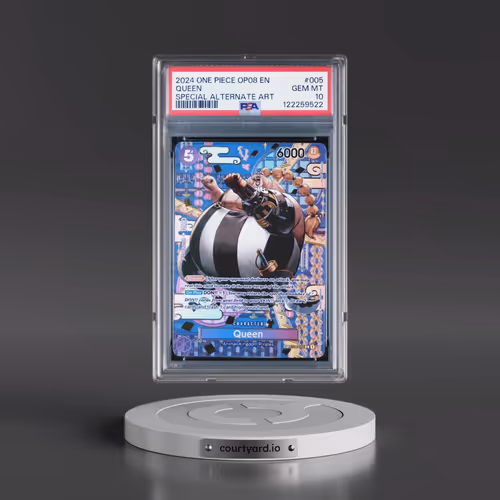 2024 One Piece OP08-Two Legends #005 Queen - Special Alternate Art (PSA 10 GEM MINT)