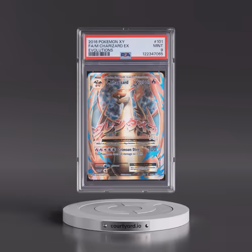 2016 Pokémon XY Evolutions #101 M Charizard EX - Holo Full Art (PSA 9 MINT)