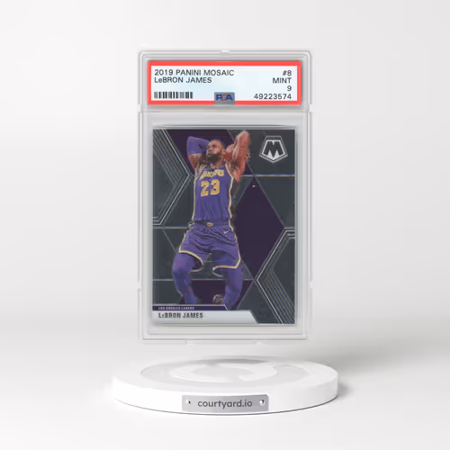 2019 Panini Mosaic #8 LeBron James (PSA 9 MINT)