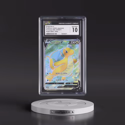 2022 Pokémon GO #078/071 Dragonite V - Super Rare Holo (CGC 10 GEM MINT)