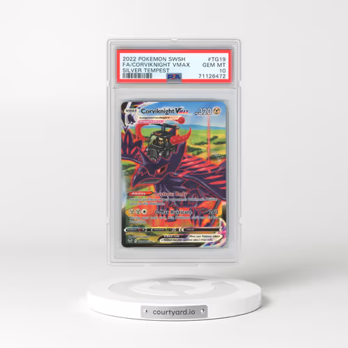 2022 Pokémon Sword & Shield Silver Tempest #TG19 Corviknight Vmax - Full Art (PSA 10 GEM MINT)