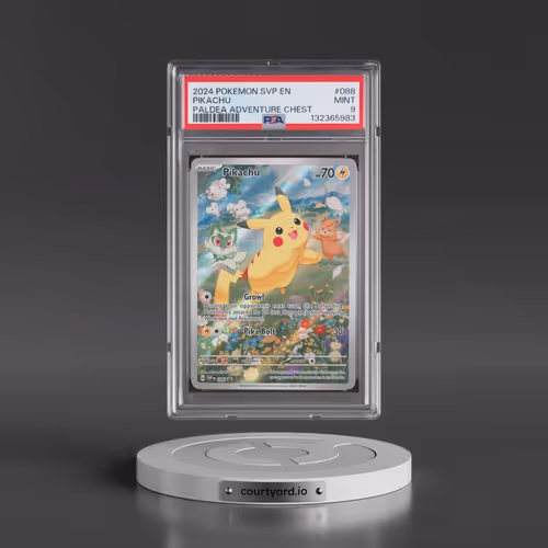 2024 Pokémon Svp EN-SV Black Star Promo #088 Pikachu - Paldea Adventure Chest (PSA 9 MINT)