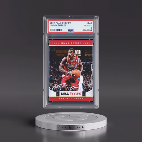 2012 Panini Hoops #249 Jimmy Butler (PSA 8 NM-MT)