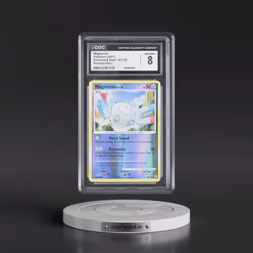 2007 Diamond & Pearl #87/130 Magnemite - Reverse Holo (CGC 8 NM-MT)