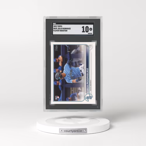 2022 Topps #659 Julio Rodriguez - Series 2-SP (SGC 10 GEM MINT)