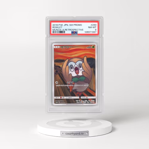 2018 Pokémon SM Promo #290 Rowlet - Munch: A Retrospective (PSA 8 NM-MT)