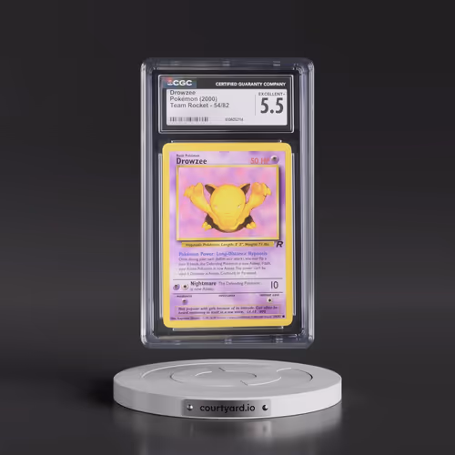 1999 Team Rocket #54/82 Drowzee (CGC 5.5 EX+)