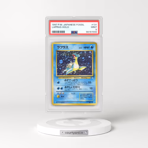 1997 Pokémon Fossil #131 Lapras - Holo (PSA 9 MINT)