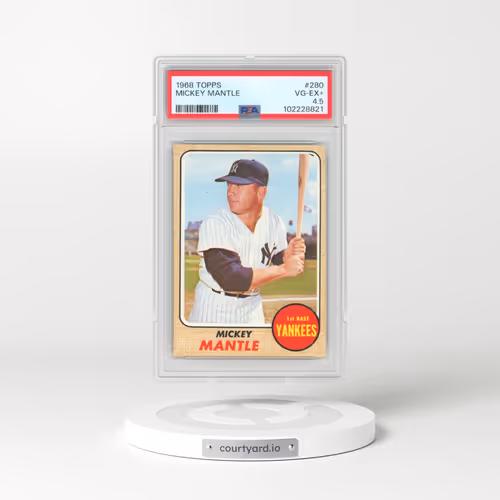 1968 Topps #280 Mickey Mantle (PSA 4.5 VG-EX+)