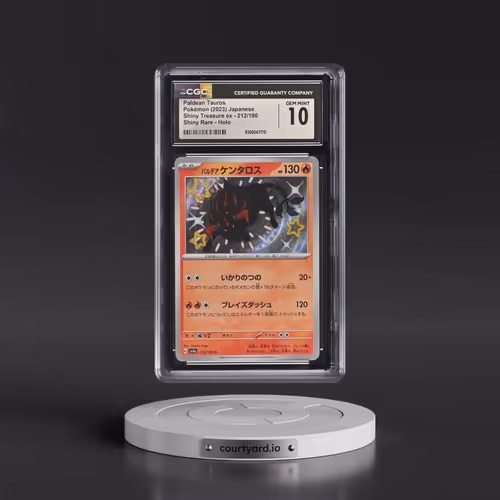 2023 Shiny Treasure ex #212/190 Paldean Tauros - Shiny Rare Holo (CGC 10 GEM MINT)
