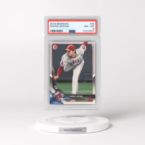 2018 Bowman #49 Shohei Ohtani (PSA 8 NM-MT)
