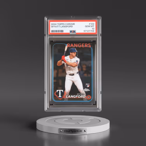 2024 Topps Chrome #122 Wyatt Langford (PSA 10 GEM MINT)