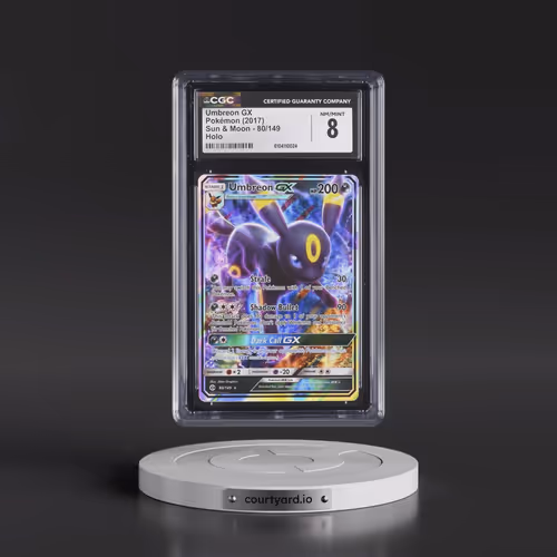 2017 Sun & Moon #80/149 Umbreon GX - Holo (CGC 8 NM-MT)