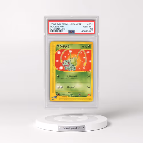 2002 Pokémon McDonald's #001 Bulbasaur (PSA 10 GEM MINT)