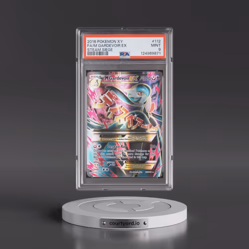 2016 Pokémon XY Steam Siege #112 M Gardevoir EX - Holo Full Art (PSA 9 MINT)