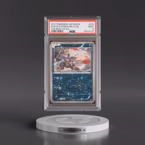2017 Pokémon the Best of XY #023 White Kyurem - Reverse Foil (PSA 9 MINT)