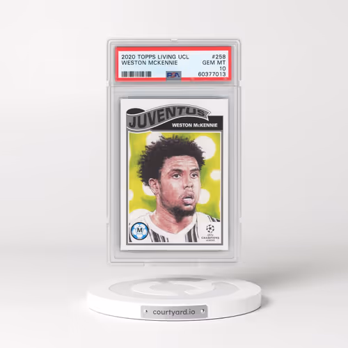 2020 Topps Living UEFA Champions League #258 Weston McKennie (PSA 10 GEM MINT)