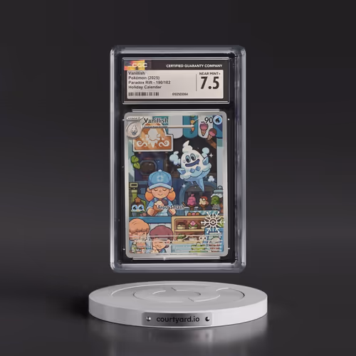 2023 Paradox Rift - PAR EN #190/182 Vanillish - Holiday Calendar (Snowflake Stamp) (Holo) (CGC 7.5 N
