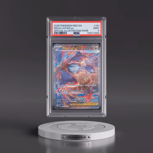 2025 Pokémon Meg EN-Mega Evolution #181 Mega Latias EX - Holo Special Illustration Rare (PSA 9 MINT)