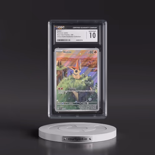 2025 Pokémon Svp EN-SV Black Star Promo #208 Victini - Unova Victini Illustration Collection (CGC 10