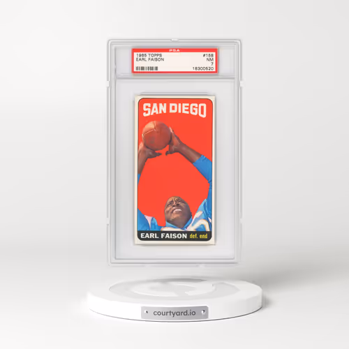 1965 Topps #158 Earl Faison (PSA 7 NM)