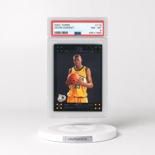 2007 Topps #112 Kevin Durant (PSA 8 NM-MT)