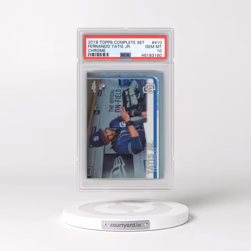 2019 Topps Complete Set #410 Fernando Tatis Jr. - Chrome (PSA 10 GEM MINT)