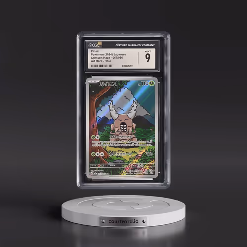 2024 Pokémon Sv5a-Crimson Haze #067 Pinsir - Art Rare (CGC 9 MINT)