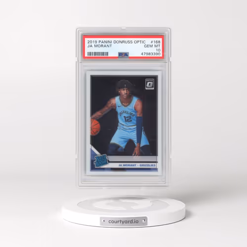 2019 Panini Donruss Optic #168 Ja Morant (PSA 10 GEM MINT)