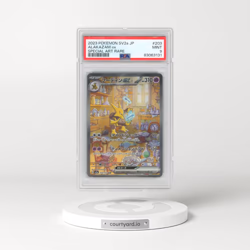 2023 Pokémon Sv2a-Pokemon 151 #203 Alakazam EX - Holo Special Art Rare (PSA 9 MINT)