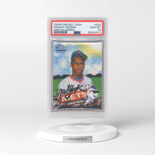 2020 Topps Project 2020 #324 Dwight Gooden/King Saladeen (PSA 10 GEM MINT)