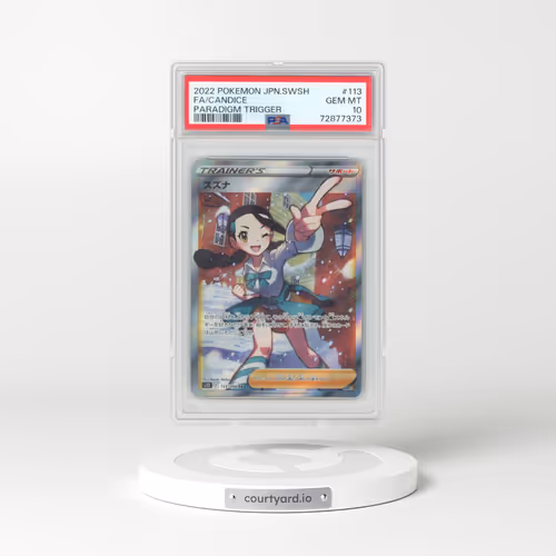 2022 Pokémon Sword & Shield Paradigm Trigger #113 Candice - Full Art (PSA 10 GEM MINT)