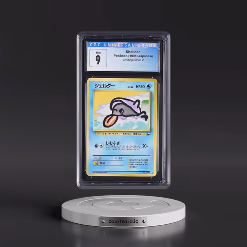 1998 Vending Series 2 (Pokeball Symbol. Glossy) Shellder (CGC 9 MINT)