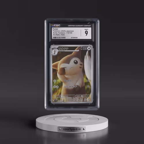 2025 Pokémon SV9-Battle Partners #110 Furret - Art Rare (CGC 9 MINT)