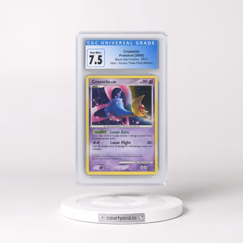 2007 Black Star Promos - Diamond & Pearl #DP51 Cresselia - Arceus 3-Pack Blister (Holo) (CGC 7.5 NM+