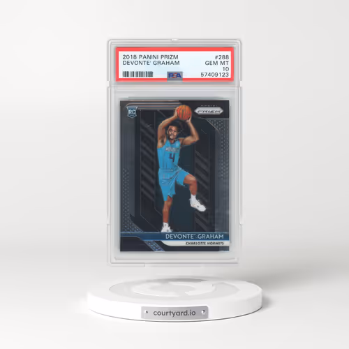 2018 Panini Prizm #288 Devonte' Graham (PSA 10 GEM MINT)
