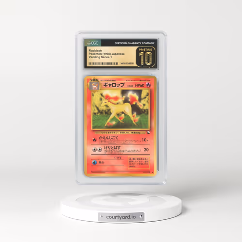 1998 Japanese Vending Series 1 Rapidash - Glossy with Rarity Symbol (CGC 10 PRISTINE)