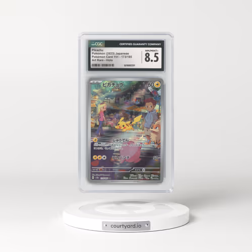2023 Pokémon Card 151 #173/165 Pikachu - Art Rare (CGC 8.5 NM-MT+)