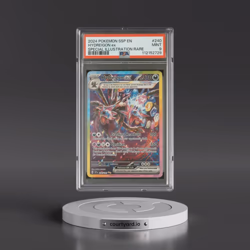 2024 Pokémon Ssp EN-Surging Sparks #240 Hydreigon EX - Holo Special Illustration Rare (PSA 9 MINT)
