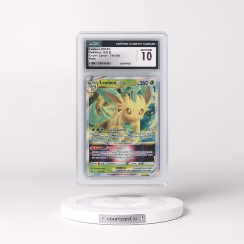 2023 Crown Zenith #014/159 Leafeon VSTAR - Holo (CGC 10 GEM MINT)