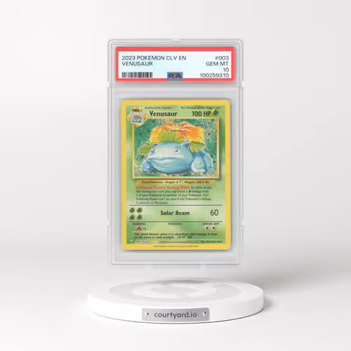2023 Pokémon CLV-Trading Card Game Classic Venusaur & Lugia EX Deck #003 Venusaur (PSA 10 GEM MINT)